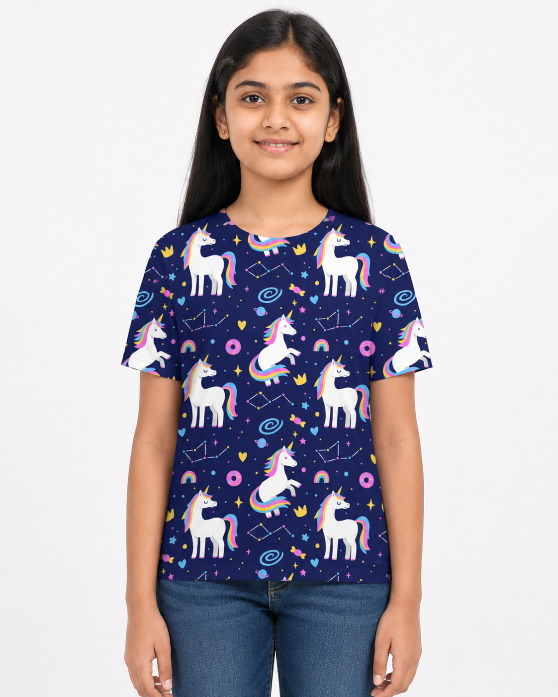 Kids AOP T-Shirt-UNICORN