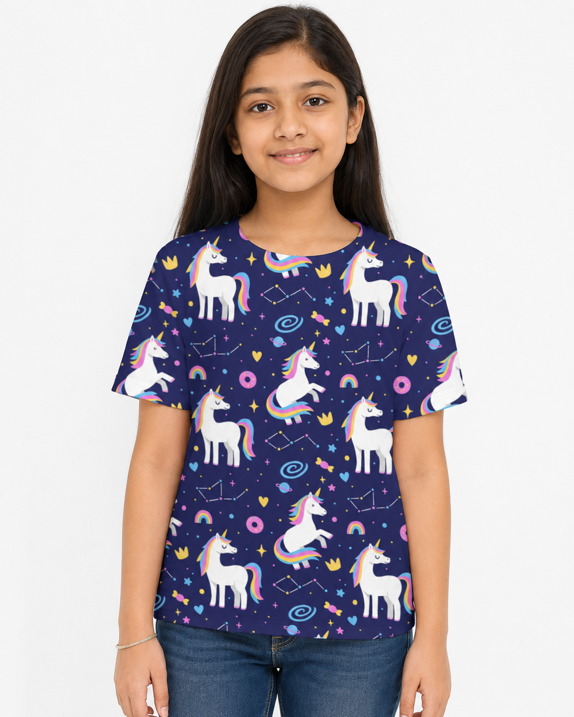 Kids AOP T-Shirt-UNICORN