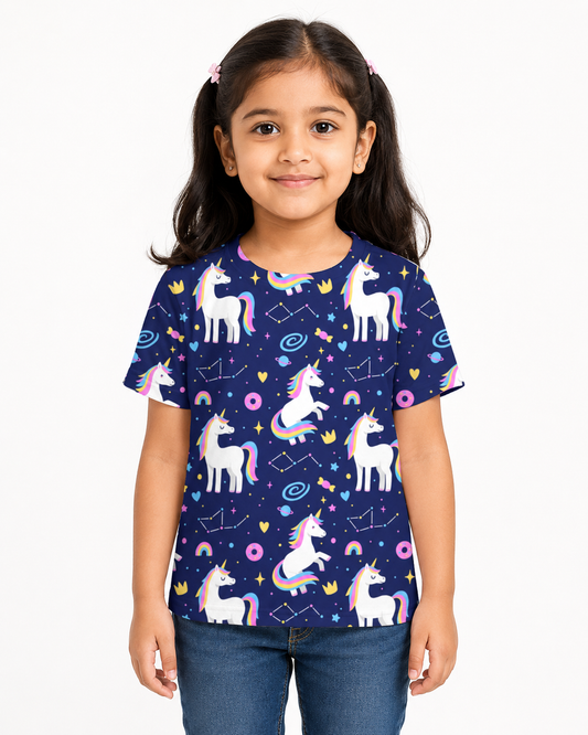Kids AOP T-Shirt-UNICORN