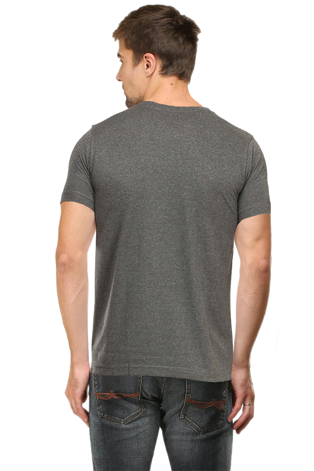 "NO DAYS OFF"-Male Male Round Neck Half Sleeve Classic