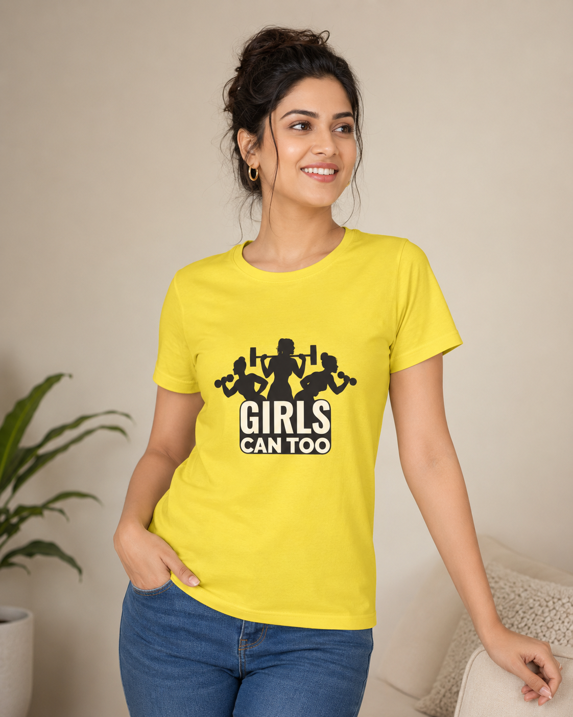 "GIRLS CAN TOO"– Women’s Classic T-Shirt