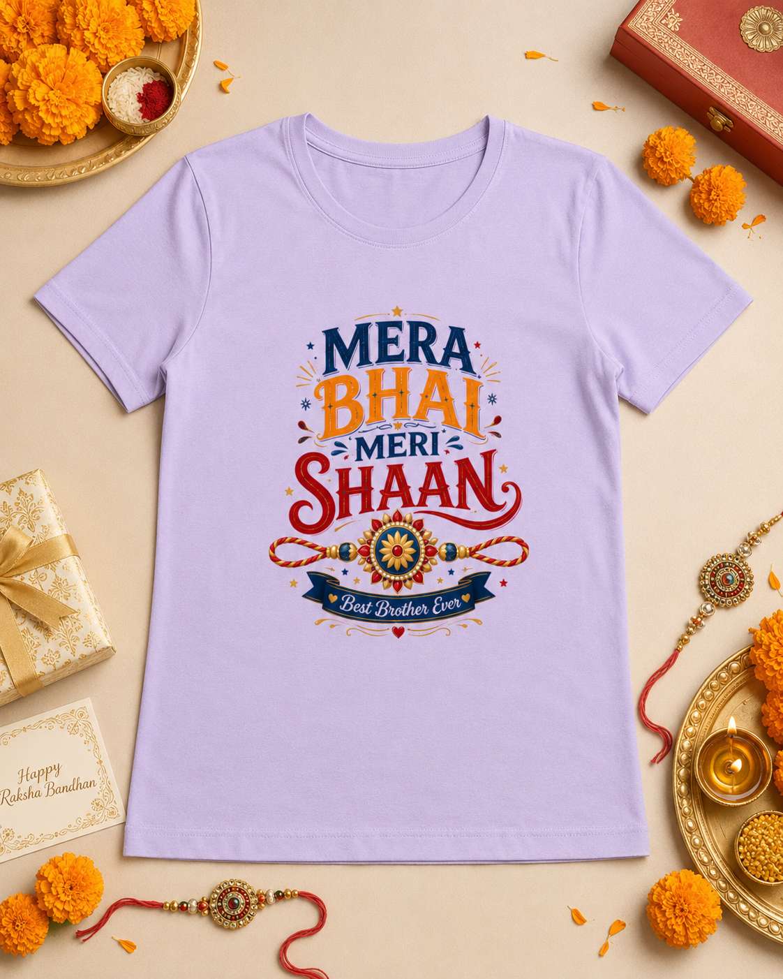 Mera Bhai Meri Shaan – Women’s Classic Crew Neck T-Shirt