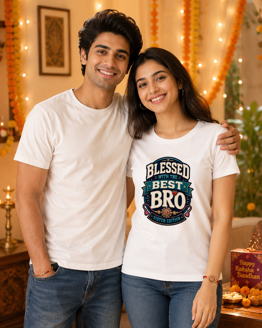 Blessed with the Best Bro – Women’s Classic Rakhi T-Shirt